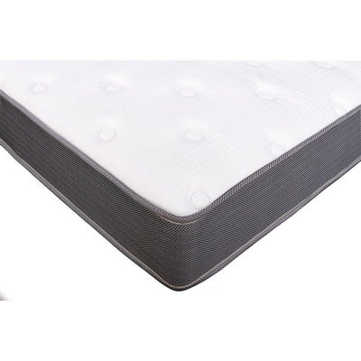 BENZARA Cari 8 Inch Hybrid Twin Size Mattress, Cool Gel Memory Foam, Pocket Coil - BM286354