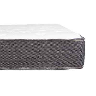 BENZARA Cari 8 Inch Hybrid Twin Size Mattress, Cool Gel Memory Foam, Pocket Coil - BM286354