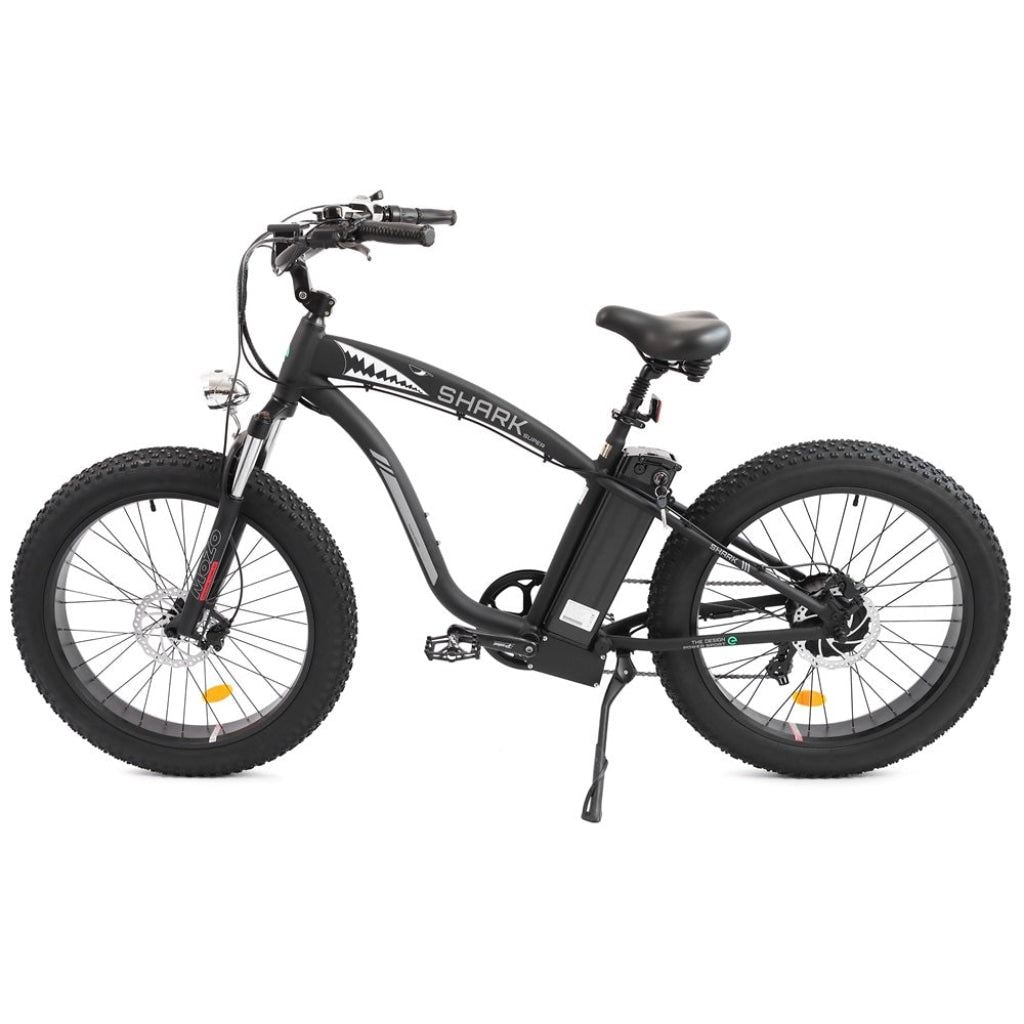 UL Certified-Ecotric Hammer Electric Fat Tire Beach Snow Bike-Matt Black for Canada