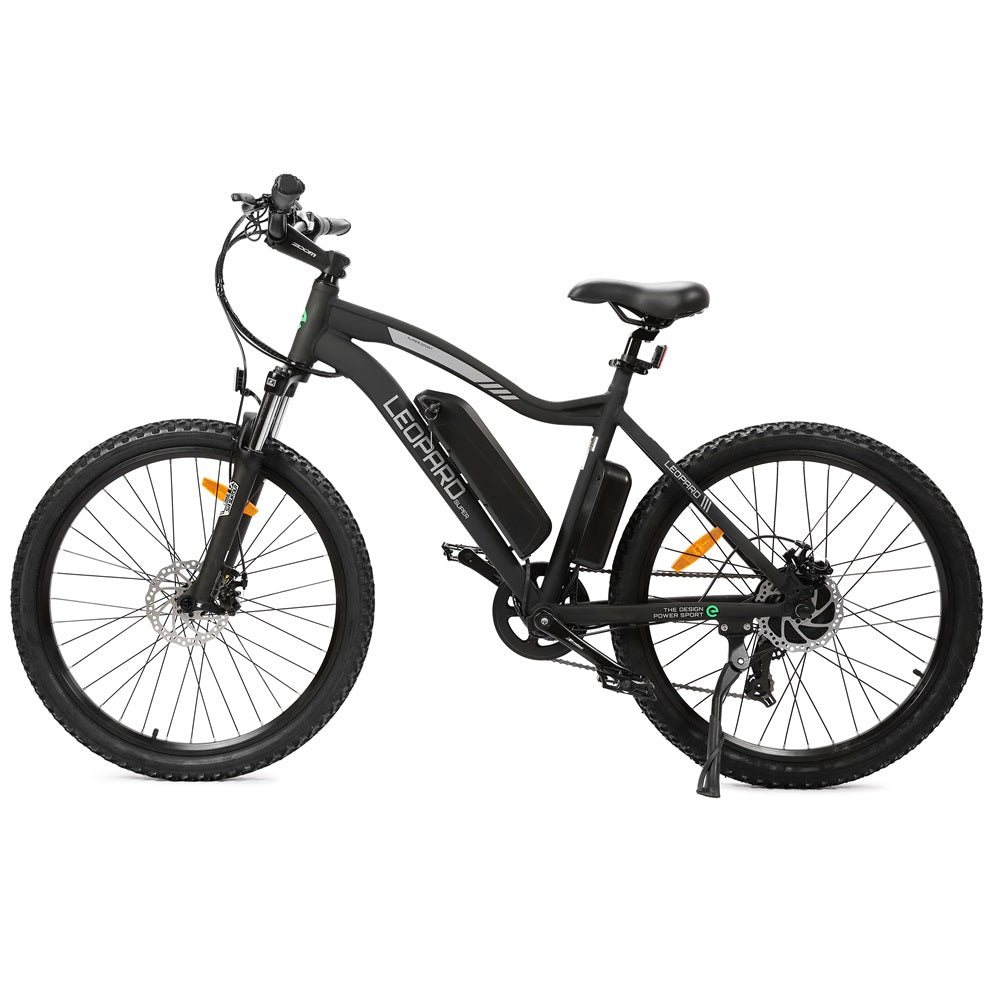 UL Certified-Leopard Electric Mountain Bike - Matt Black - 1