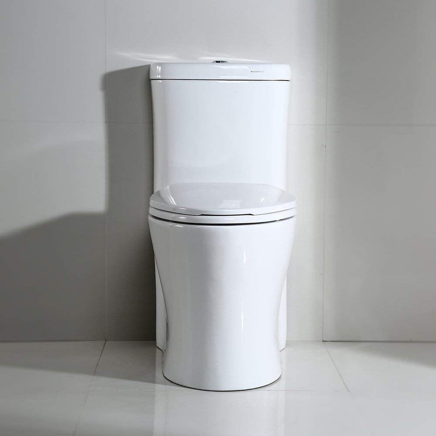 WoodBridge B0933 Dual Flush Elongated One Piece Toilet With Soft Closing Seat