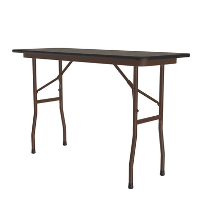 Correll Inc® Commercial High-Pressure Folding Tables, Standard Height - Wood Grain Tops