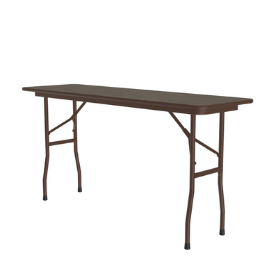 Correll Inc® Commercial High-Pressure Folding Tables, Standard Height - Wood Grain Tops