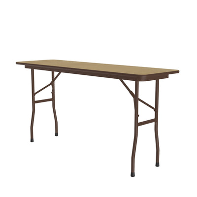 Correll Inc® Commercial High-Pressure Folding Tables, Standard Height - Wood Grain Tops