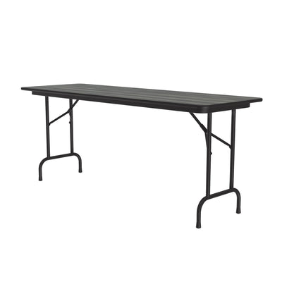 Correll Inc® Commercial High-Pressure Folding Tables, Standard Height - Wood Grain Tops