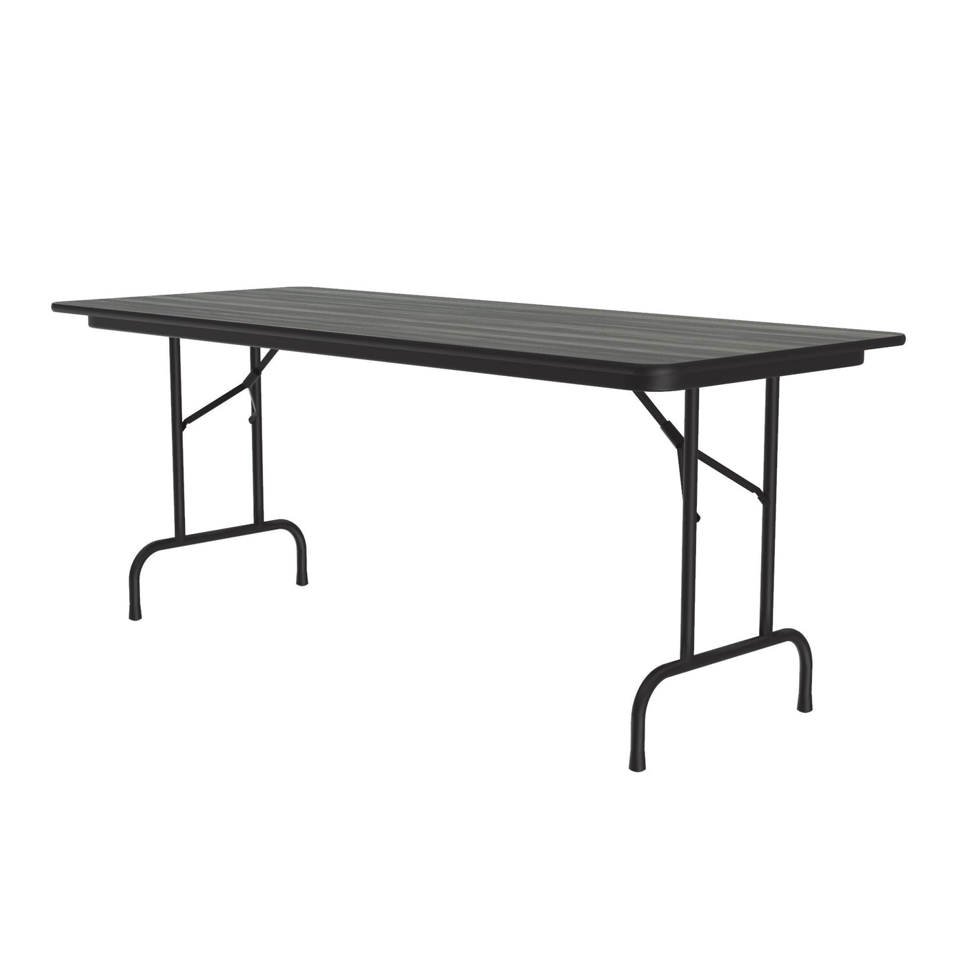 Correll Inc® Commercial High-Pressure Folding Tables, Standard Height - Wood Grain Tops