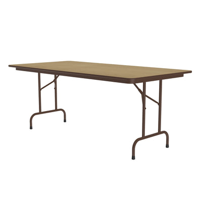 Correll Inc® Commercial High-Pressure Folding Tables, Standard Height - Wood Grain Tops