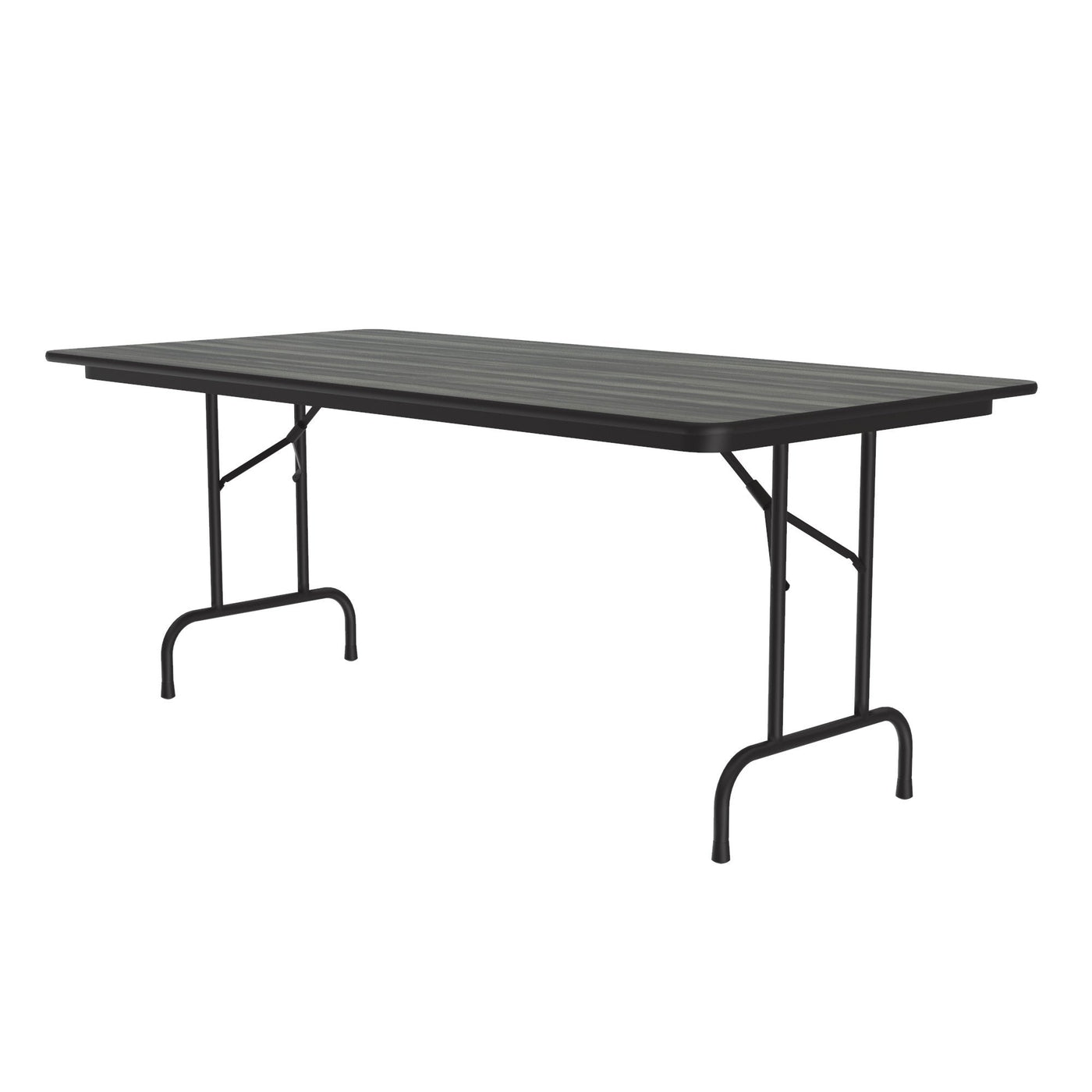 Correll Inc® Commercial High-Pressure Folding Tables, Standard Height - Wood Grain Tops