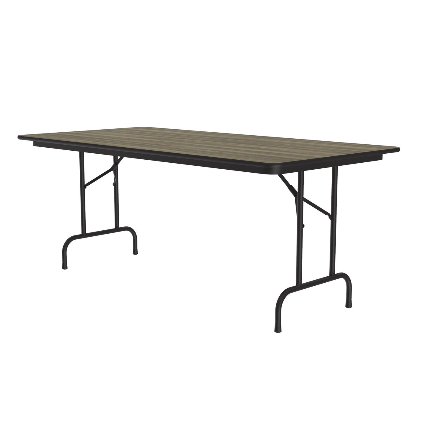 Correll Inc® Commercial High-Pressure Folding Tables, Standard Height - Wood Grain Tops