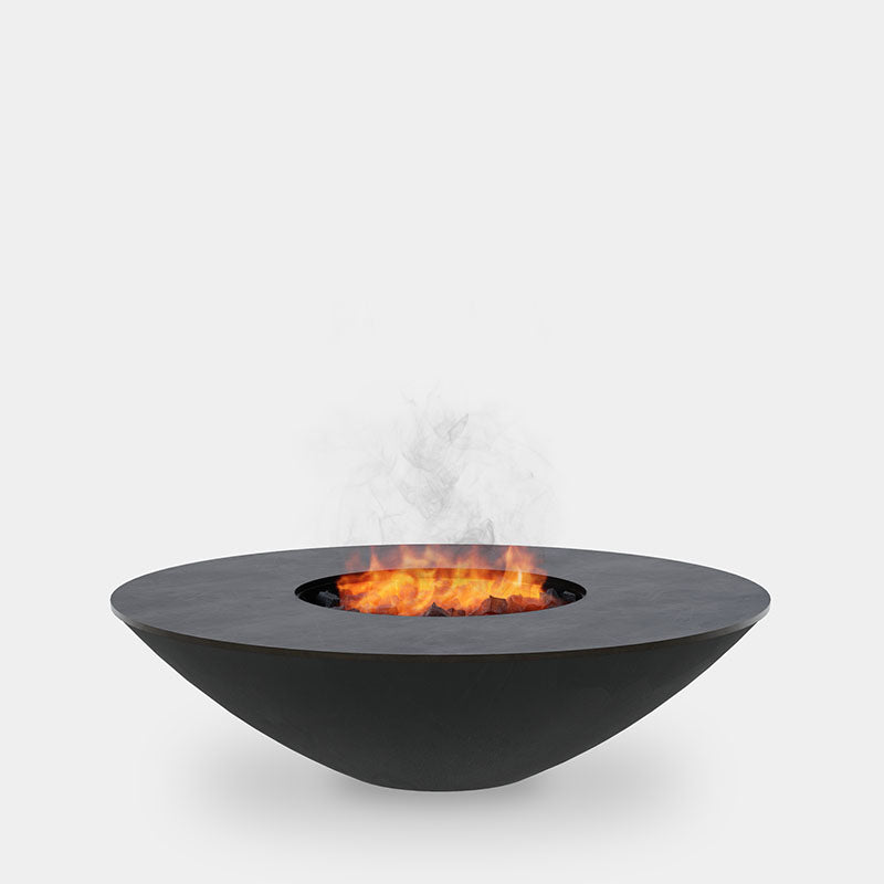 Arteflame Classic 40" Black Label - Fire Bowl with Cooktop