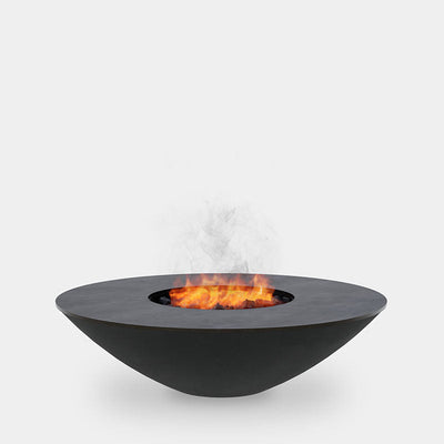 Arteflame Classic 40" Black Label - Fire Bowl with Cooktop