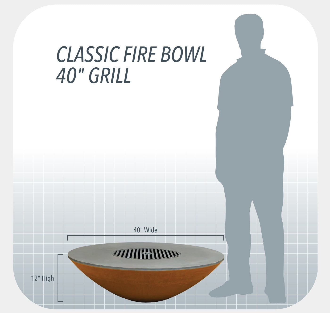 Arteflame Classic 40" -Bowl Only-