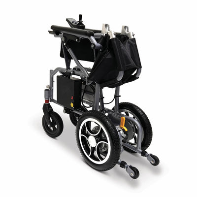 X-7 ComfyGO Lightweight Foldable Electric Wheelchair for Travel with Remote Control