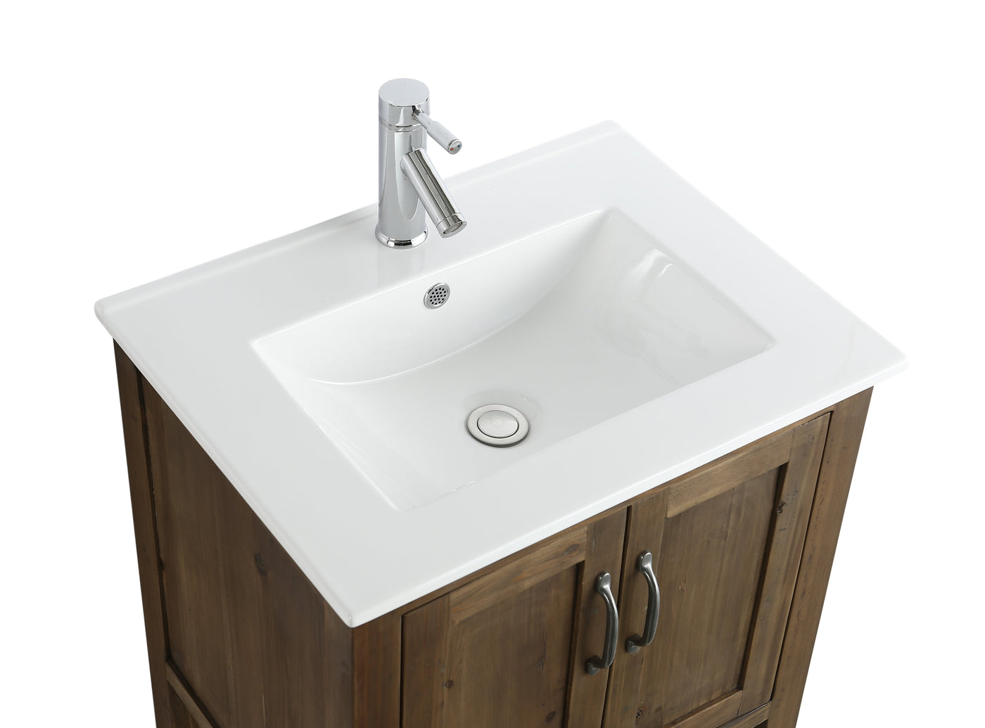 Design Element Austin 24" Single Sink Vanity - Walnut DEC4006-S