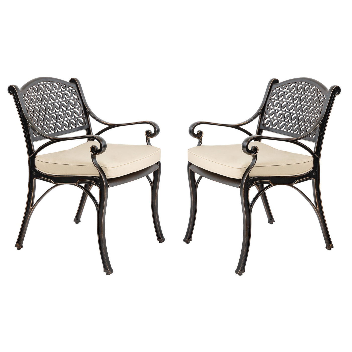 Kinger Home Harmon 2-Piece Outdoor Dining Chair Set | Stylish & Durable Design