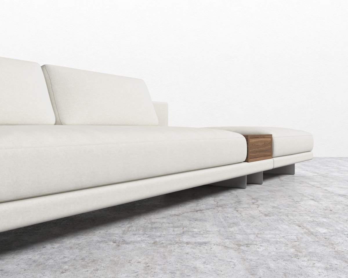 ROVECONCEPTS Dresden Open End Sofa with Side Table