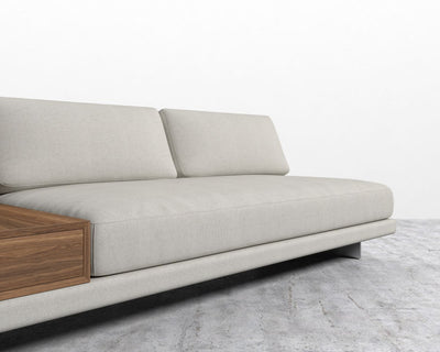 ROVECONCEPTS Dresden Armless Sofa with Side Table - Clearance