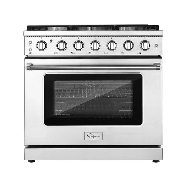 Empava 36 in. Pro-Style Slide-in Single Oven Gas Range 36GR11 EMPV-36GR11