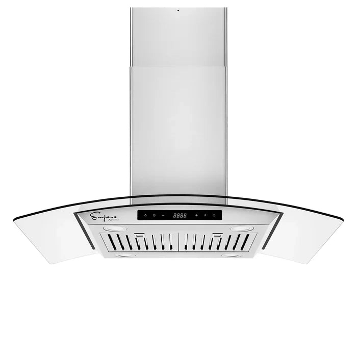 Empava 36 in. Kitchen 400 CFM Island Wall Mount Ducted Range Hood 36RH09 EMPV-36RH09