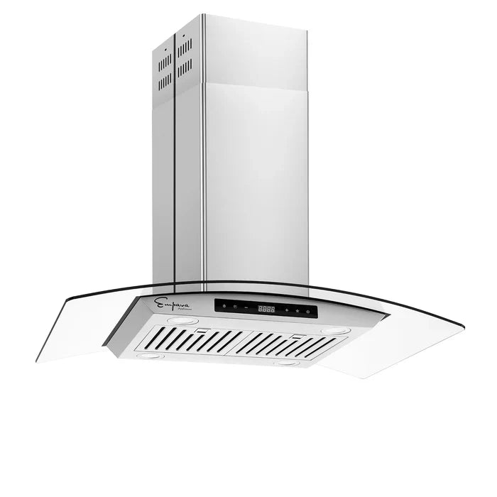 Empava 36 in. Kitchen 400 CFM Island Wall Mount Ducted Range Hood 36RH09 EMPV-36RH09