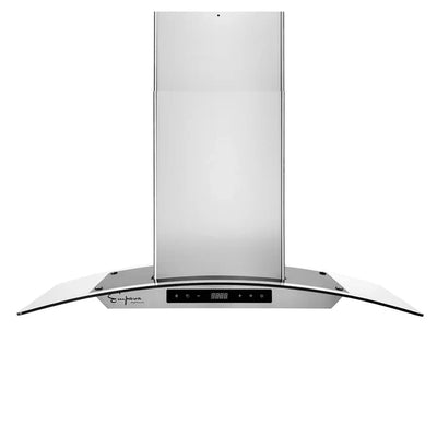 Empava 36 in. Kitchen 400 CFM Island Wall Mount Ducted Range Hood 36RH09 EMPV-36RH09