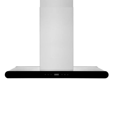 Empava 36 in. 400 CFM Island Wall Mount Ducted Range Hood 36RH10 EMPV-36RH10