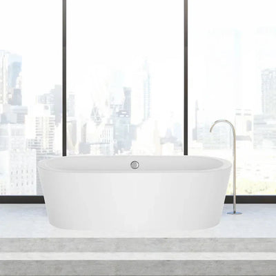 Empava 59 in. Freestanding Soaking Bathtub - EMPV-59FT1505 EMPV-59FT1505