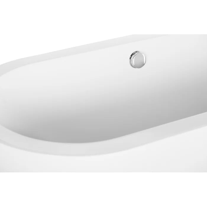 Empava 59 in. Freestanding Soaking Bathtub - EMPV-59FT1505 EMPV-59FT1505