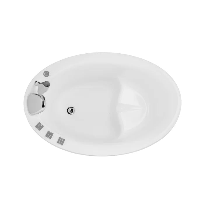 Empava 59 in. Freestanding Air Bathtub - EMPV-59JT011 EMPV-59JT011