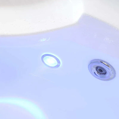 Empava 59 in. Whirlpool LED Corner Bathtub - EMPV-59JT319LED