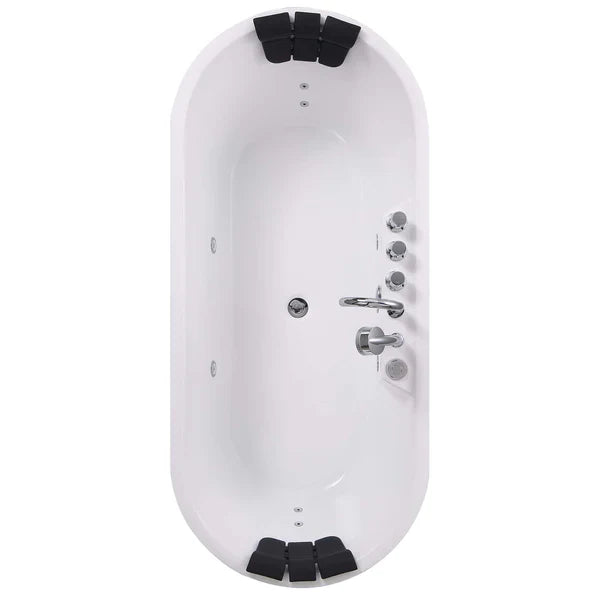 Empava 67 in. Whirlpool Acrylic Freestanding Bathtub - EMPV-67AIS01