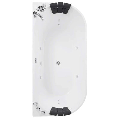 Empava 67 in. Whirlpool Freestanding Acrylic Bathtub - EMPV-67AIS07