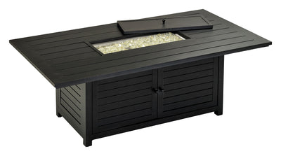 72" X 41" Regal Series Rectangle Chat Table w/ Fire Pit