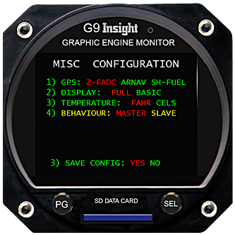 Insight Avionics G9 Radial Engine Monitor
