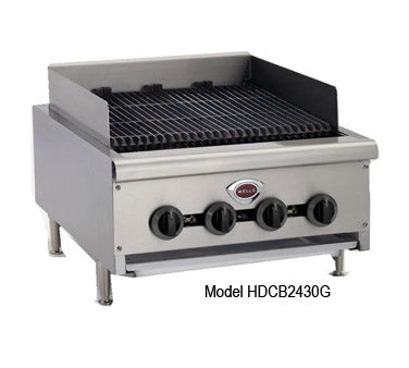 Wells Eight Burner Gas Countertop Charbroiler|Model HDCB4830G