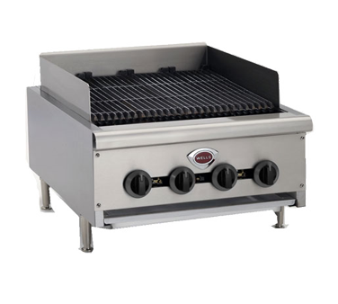 Wells Four Burner Gas Countertop Charbroiler | Model HDCB2430G