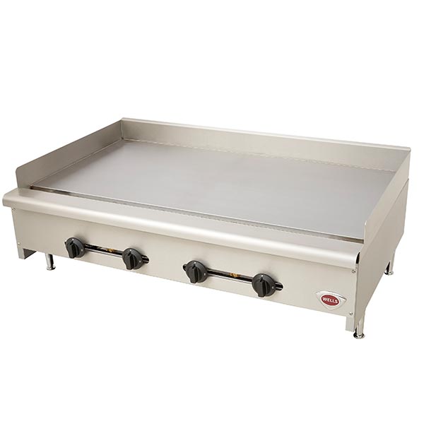 Wells Four Burner Gas Countertop Griddle | Model HDG4830G