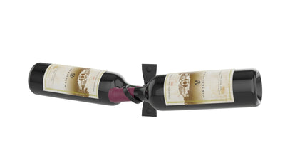 Helix Dual 5 modern metal wine rack