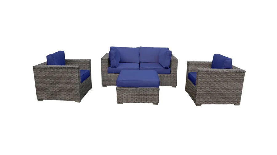 The Acadia 5pc Outdoor Patio Furniture w/Sunbrella