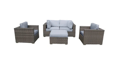 The Acadia 5pc Outdoor Patio Furniture w/Sunbrella