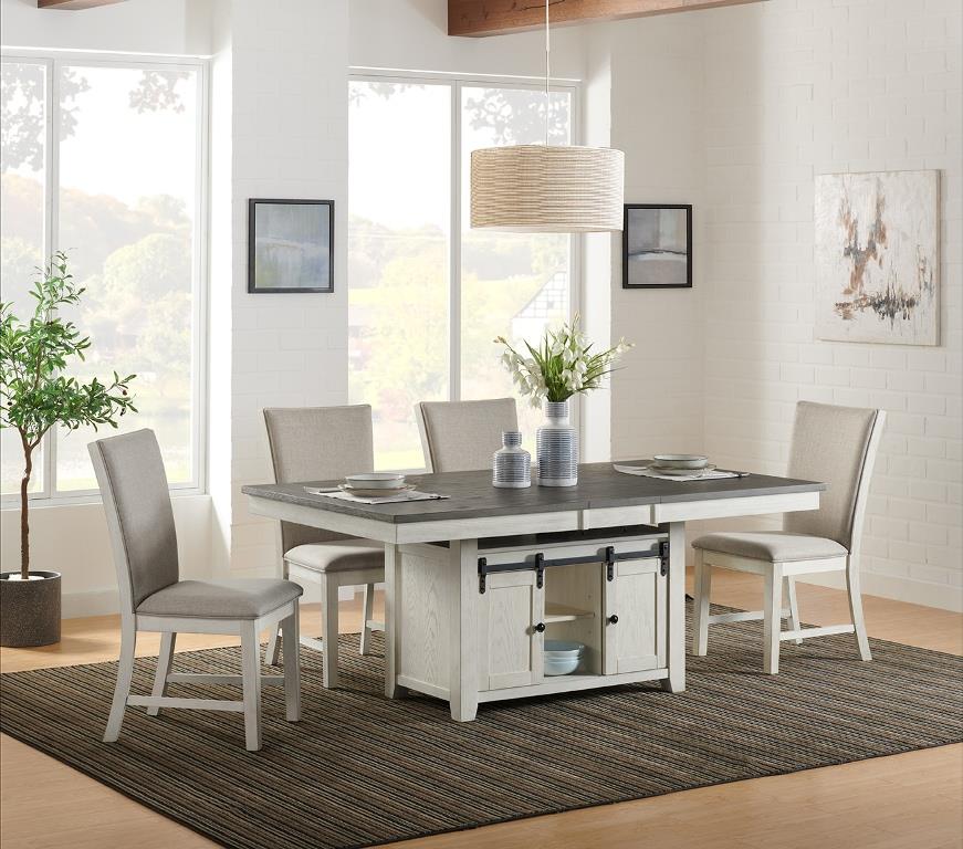 Kinger Home Omar 5-Piece Dining Set | Contemporary Comfort for Family Meals