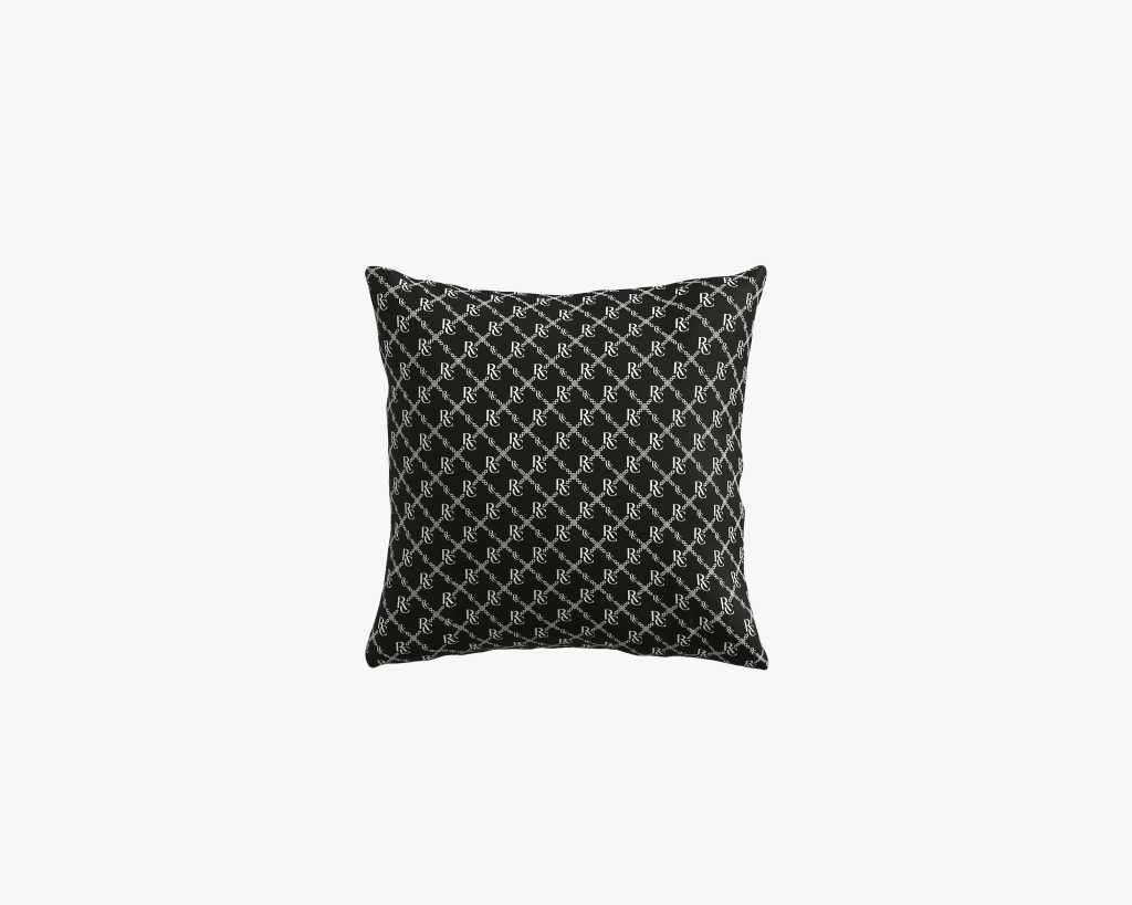 ROVECONCEPTS Square Outdoor Pillow - Monogram Pattern