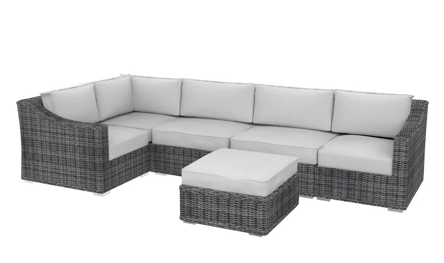 The Klamath 6pc Deep Seating Outdoor Patio Furniture