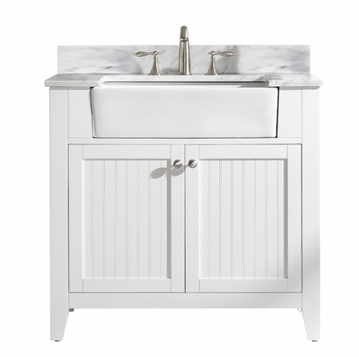 Design Element Burbank 36" Single Vanity - White BK-36-WT