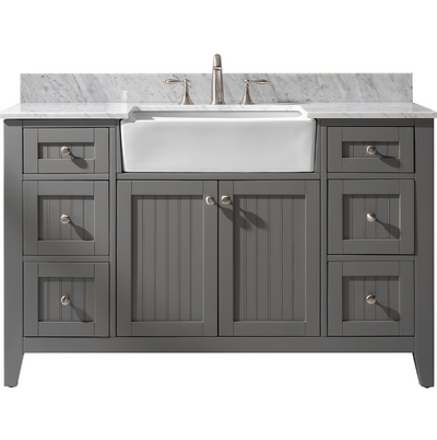 Design Element Burbank 54" Single Vanity - Gray BK-54-GY