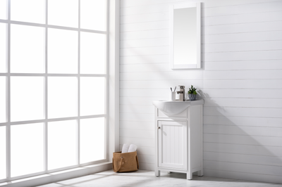 Design Element Marian 20" Single Sink Vanity - White S05-20-WT
