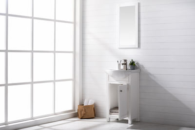 Design Element Marian 20" Single Sink Vanity - White S05-20-WT