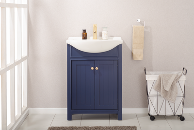 Design Element Marian 24" Single Sink Vanity - Blue S05-24-BLU