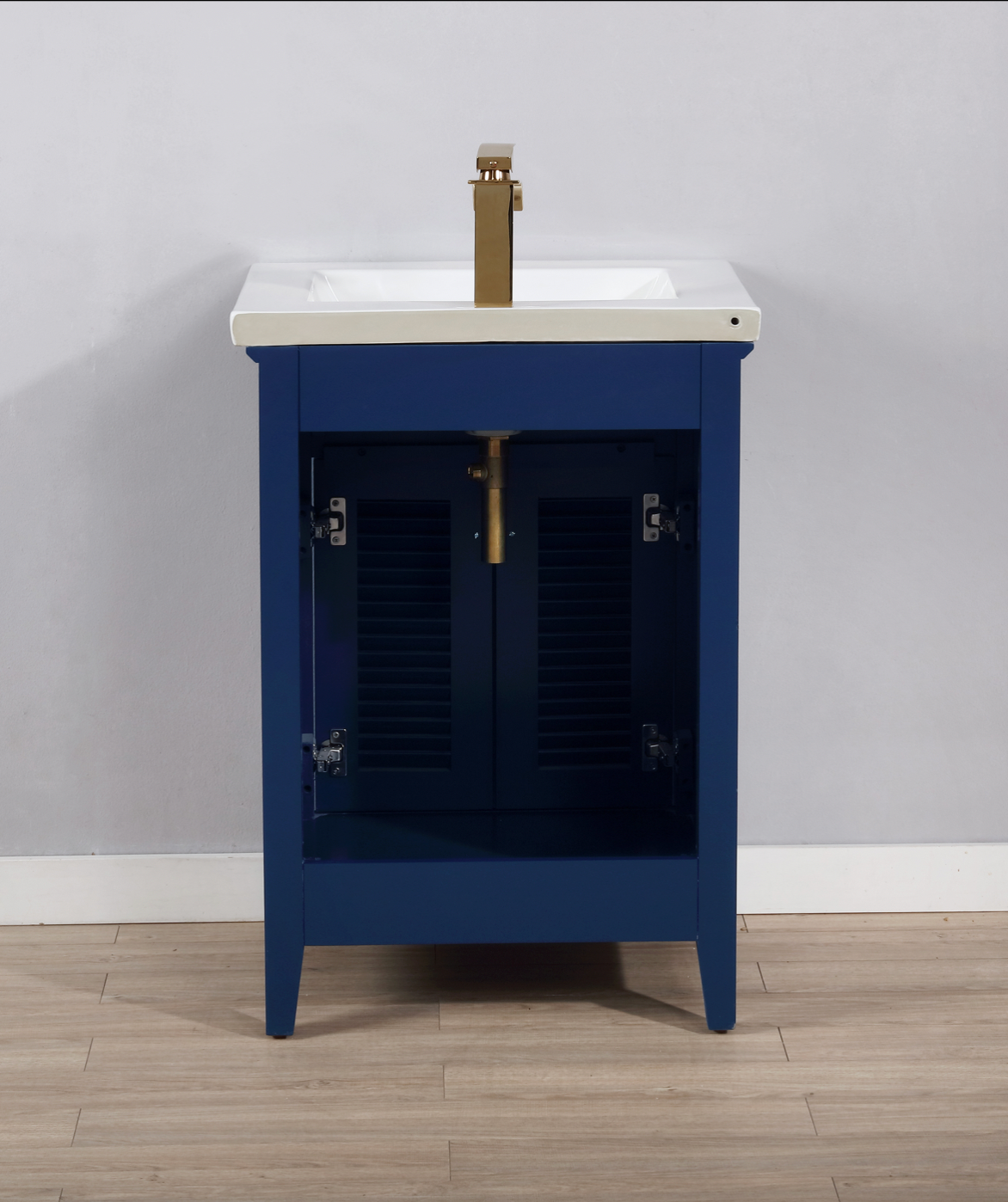 Design Element Cameron 24" Single Sink Vanity - Blue S09-24-BLU