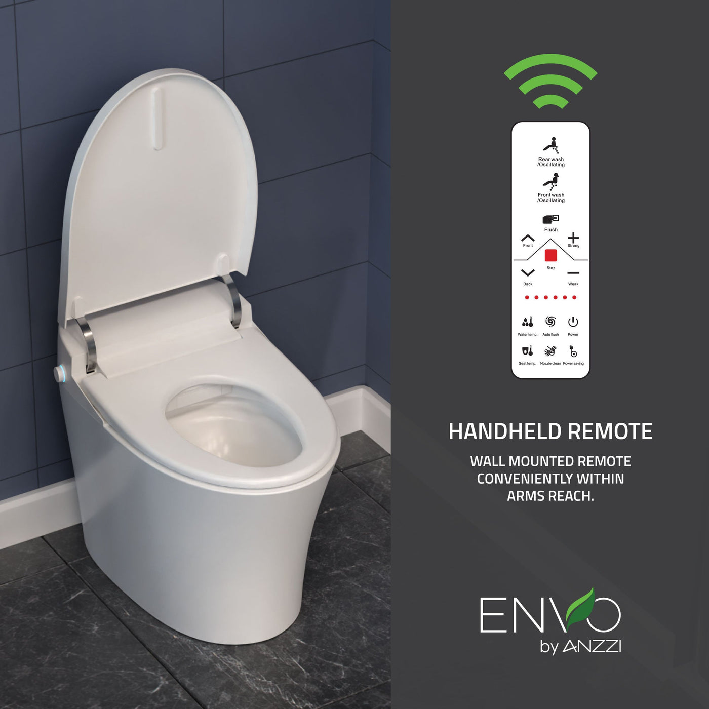 ENVO ENVO Vail Smart Toilet Bidet with Remote and Auto Flush TL-ST823WH